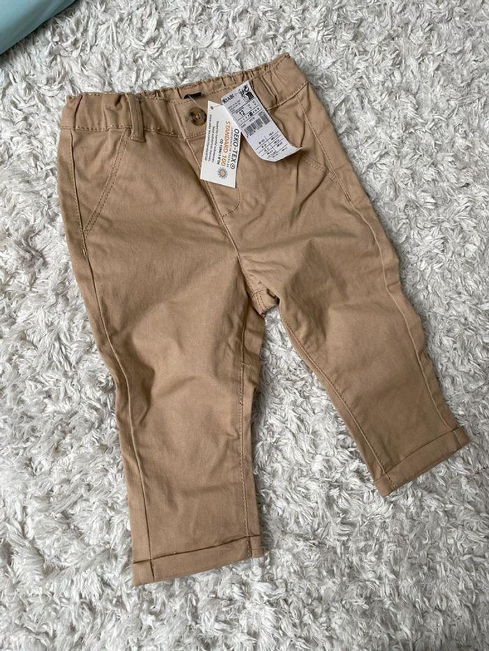 Pantalon beige 12 mois - photo numéro 2