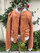 Blouson aviateur camel