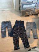 Lot 4 pantalons