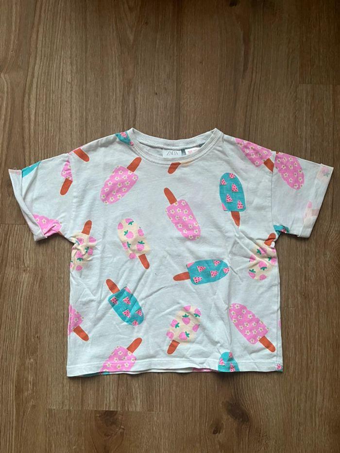 T-shirt fille Zara 3 ans