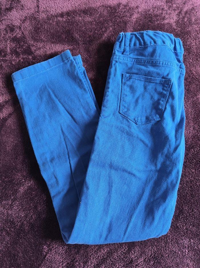 Pantalon bleu roi Petit Bateau 8ans - photo numéro 3