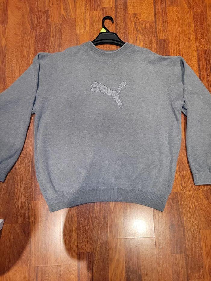 Crew neck puma très large XXL. Puma brodé - photo numéro 1