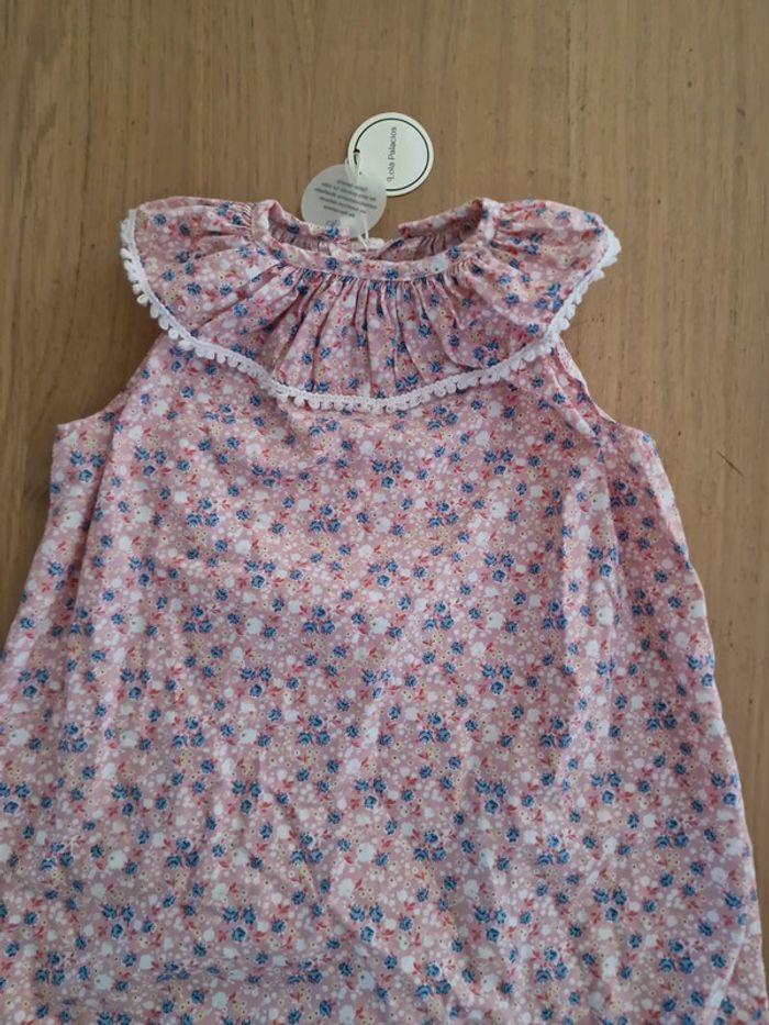 Blouse/robe Lola Palacios imprimé fleurs 🌸 4ans - photo numéro 1