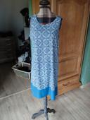 Robe tunique batik Agathe velmont taille 2 bleue