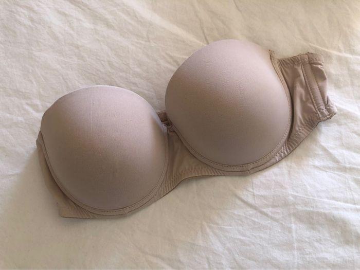 Soutien gorge bandeau nude 75b - photo numéro 1