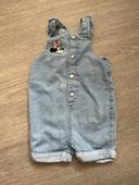 Combishort en jean « Minnie » taille 24