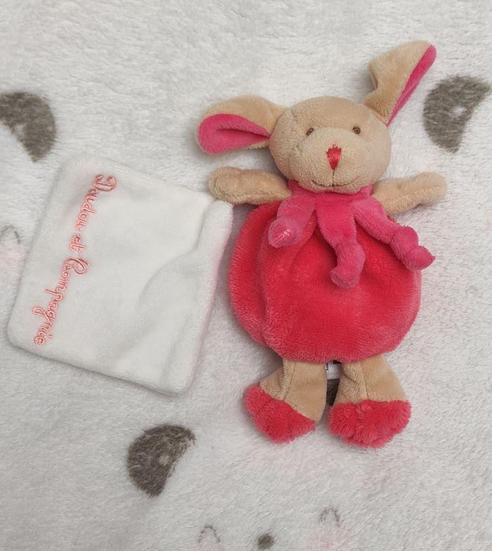 Doudou peluche bébé lapin doudou et compagnie cadeau de naissance - photo numéro 1