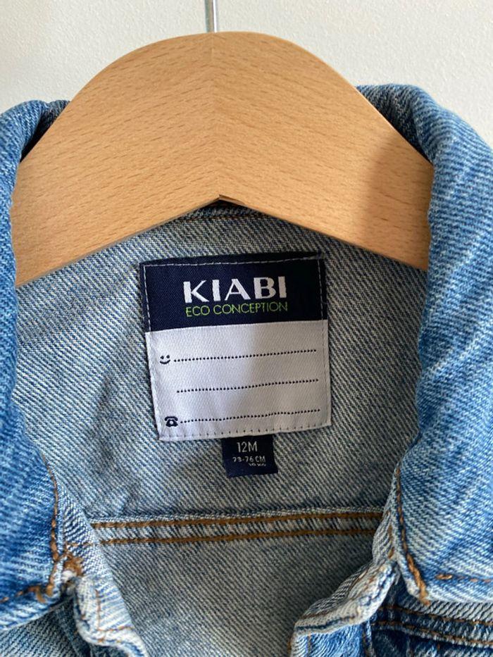 Veste en jean Kiabi bleu - photo numéro 2