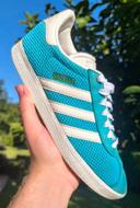 Baskets adidas gazelle vintage bleu turquoise pointure 42 bon état sans boîte d'origine