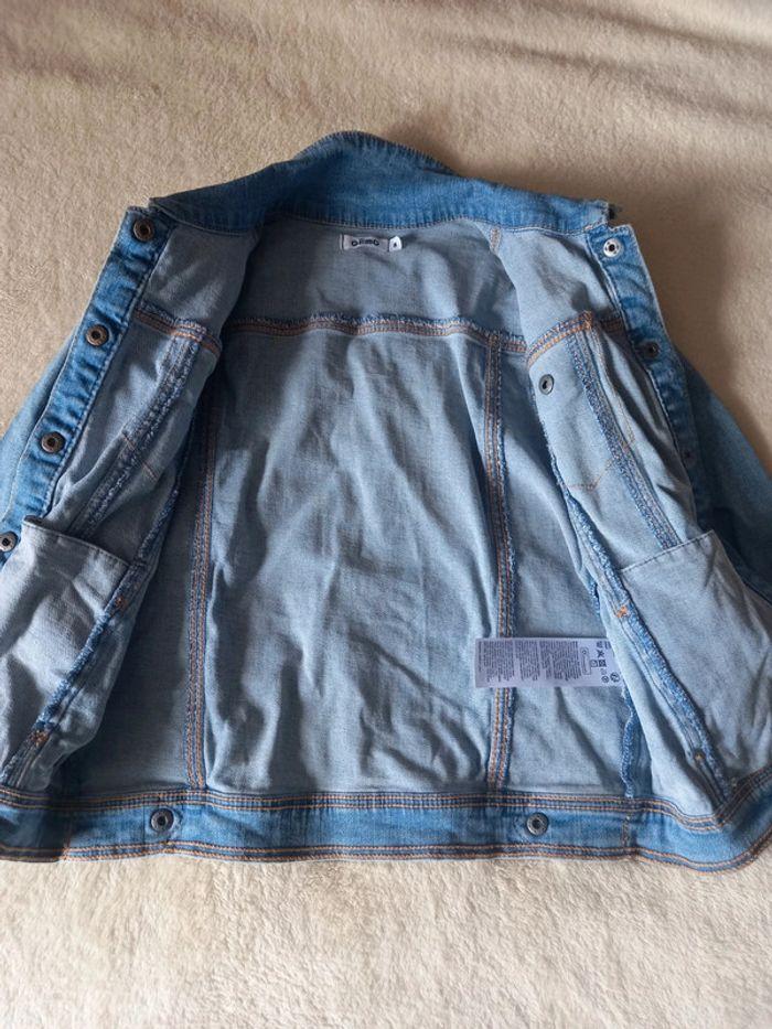 Veste en jean bleu gemo Taille 8 ans - photo numéro 4