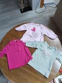 Lot t-shirts manches longues Minnie