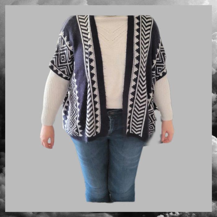 Gilet femme façon cape taille unique - photo numéro 4