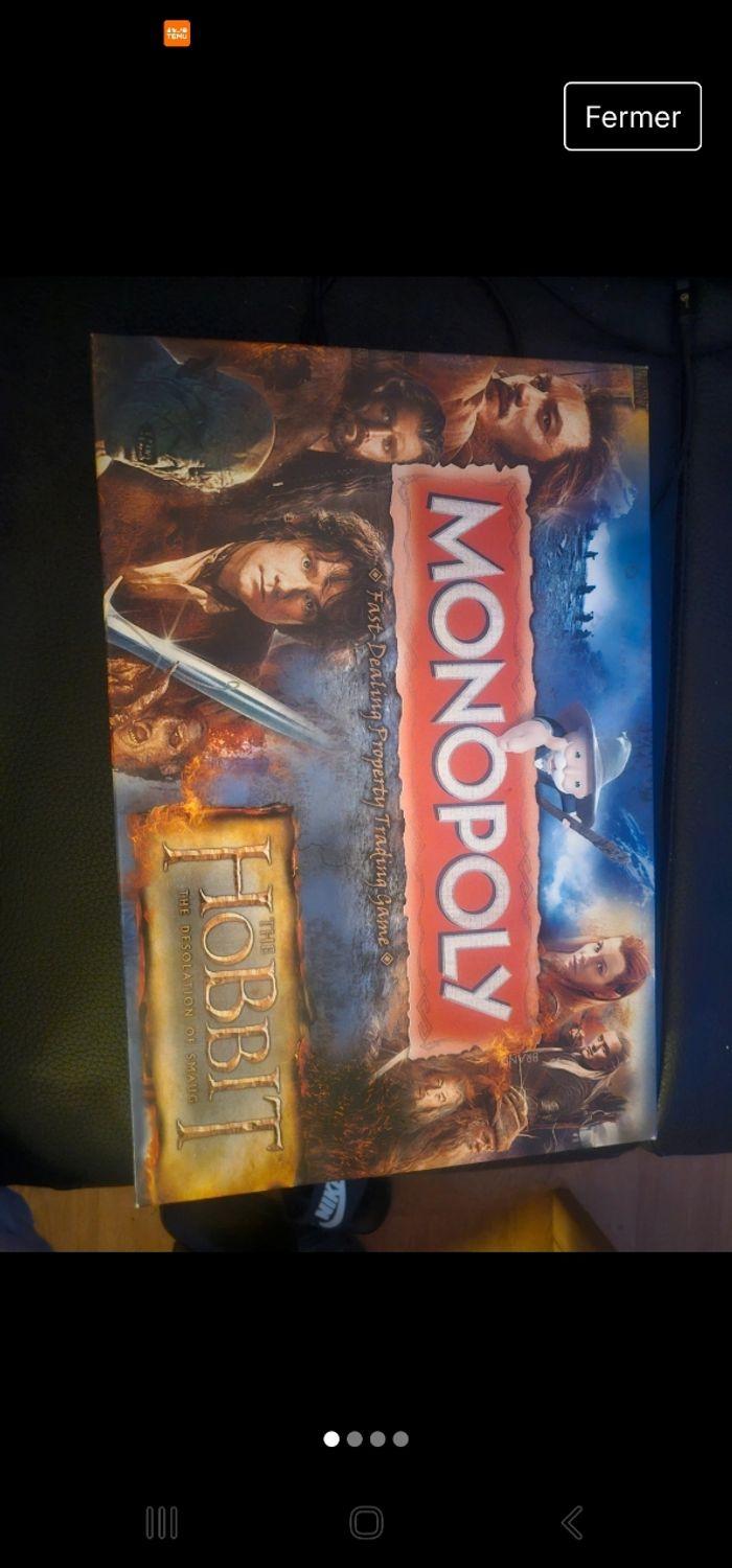 Jeux monopoly the hobbit version  l'original - photo numéro 1