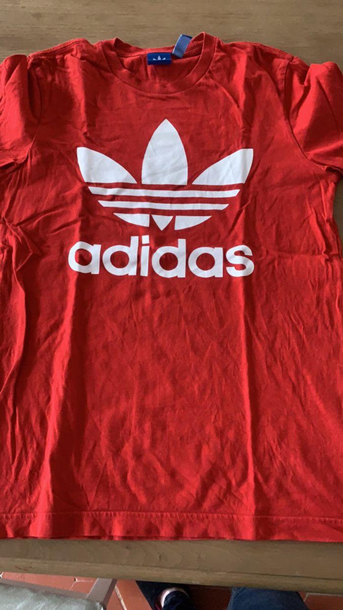 T shirt Manches courte - Taille S - Adidas - photo numéro 1