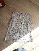 Blouse fleurs et volants