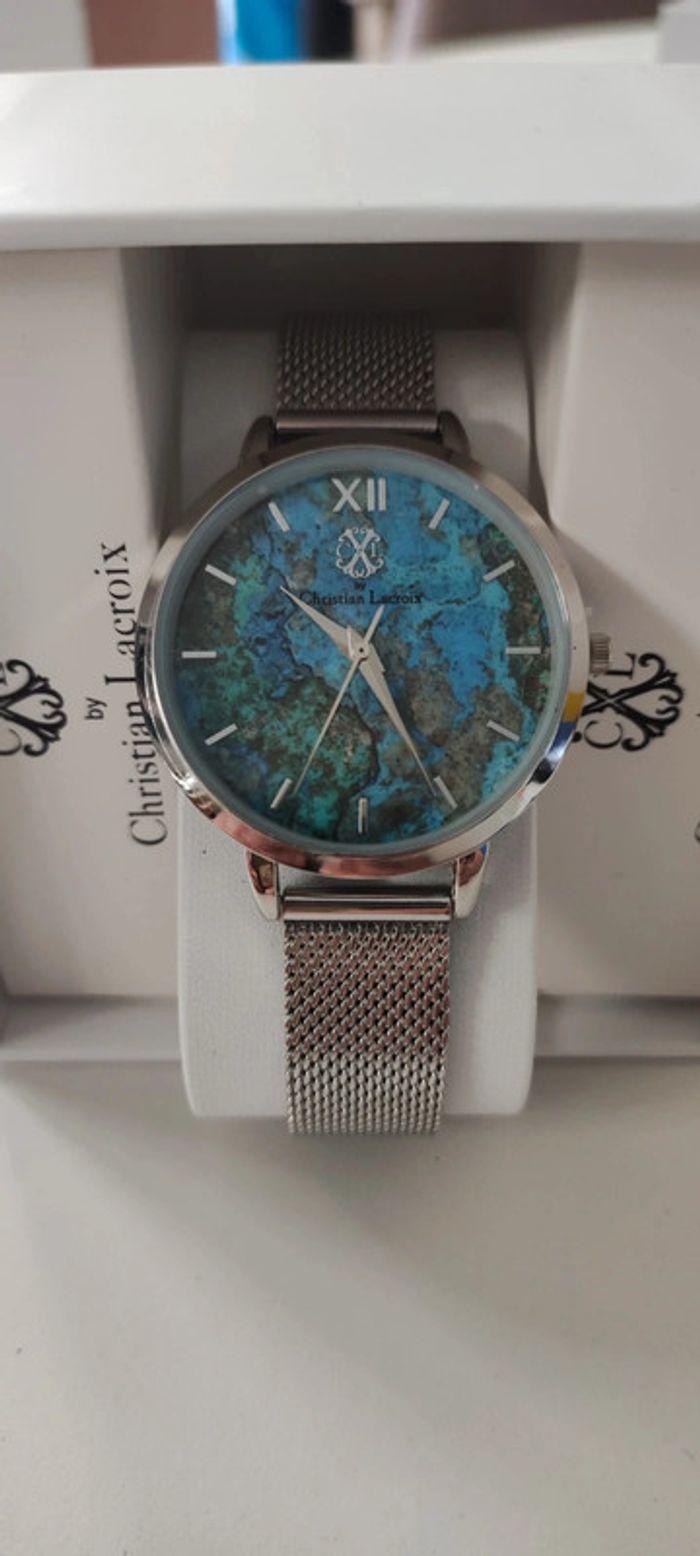 Montre alliage argenté et laiton cxl Christian Lacroix - photo numéro 1