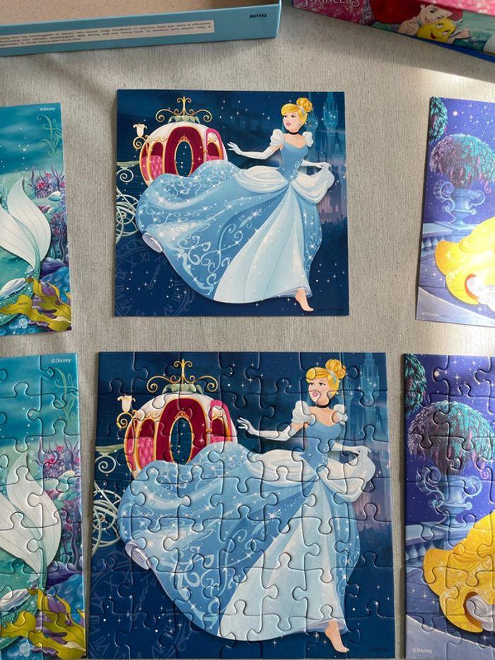 Lot 3 puzzles 49 pièces Princesses Disney - photo numéro 4