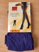 Collant violet effet legging