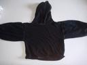 Sweat à capuche court noir fille Zara 8 ans tbe