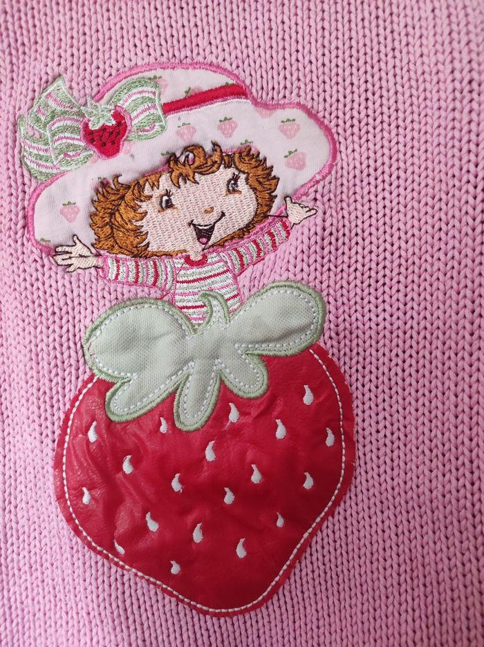 Pull rose Charlotte aux fraises 5 ans Kiabi - photo numéro 2