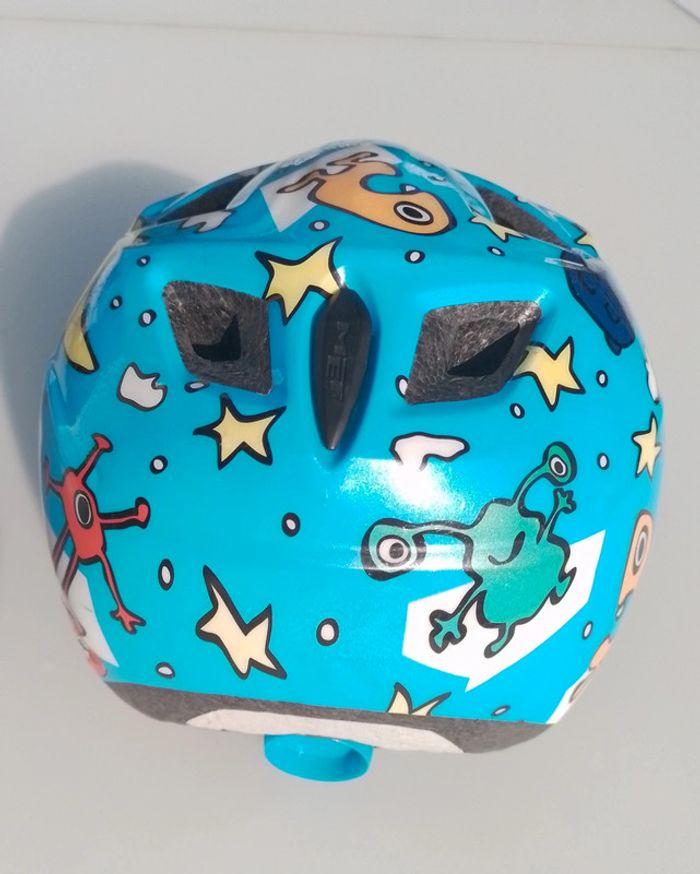 Casque vélo enfant bleu monstres 46-53 cm - photo numéro 4