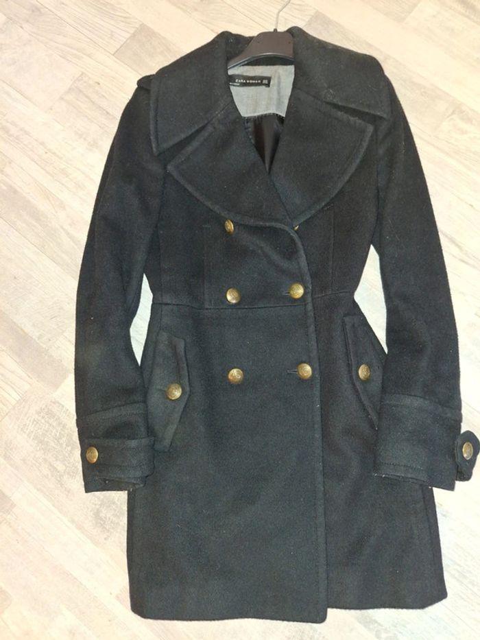 Manteau noir Zara - photo numéro 1