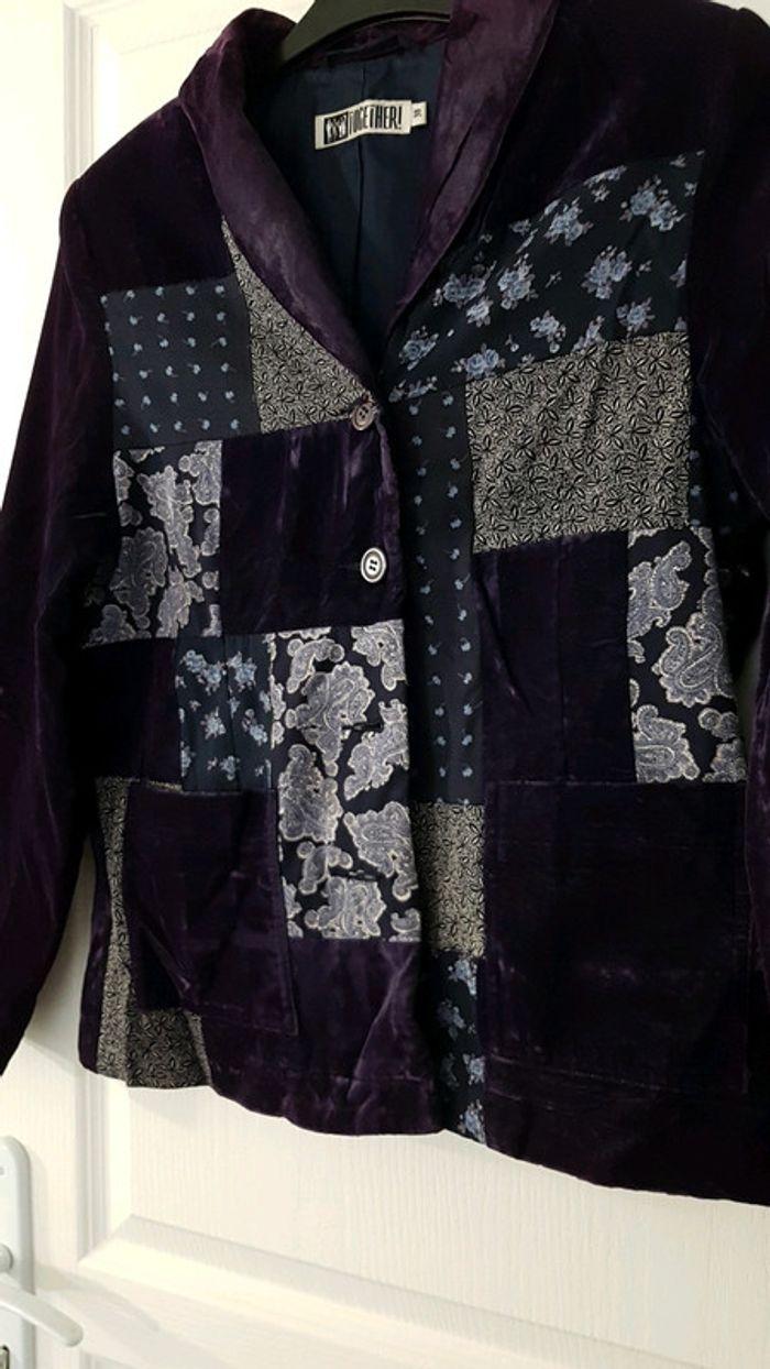 Veste en velours violet Together - photo numéro 2