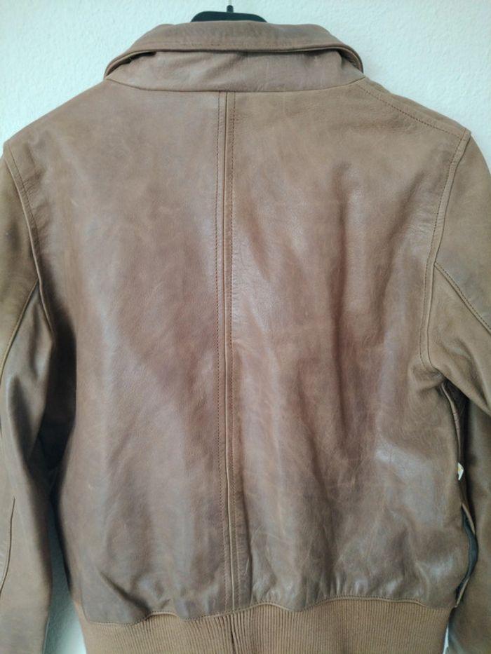 Veste en cuir marron - photo numéro 14