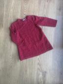 Robe pull bordeaux 3 ans