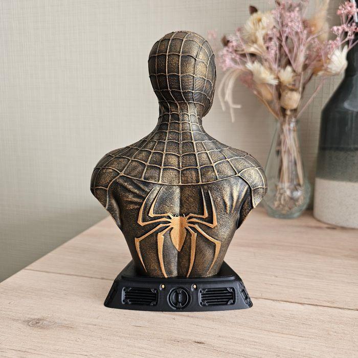 Figurine buste Spiderman Gold 19cm FanArt - photo numéro 3