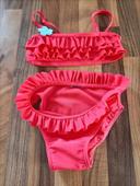 Maillot de bain 2 pièces rose 12 mois