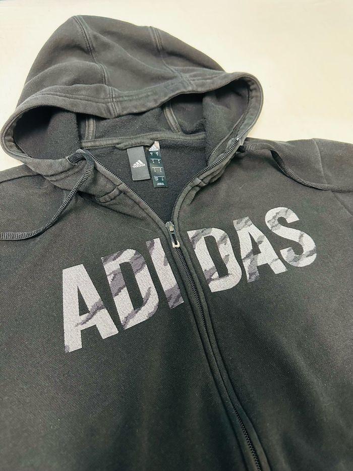 Adidas - Pull à capuche avec zip - photo numéro 2