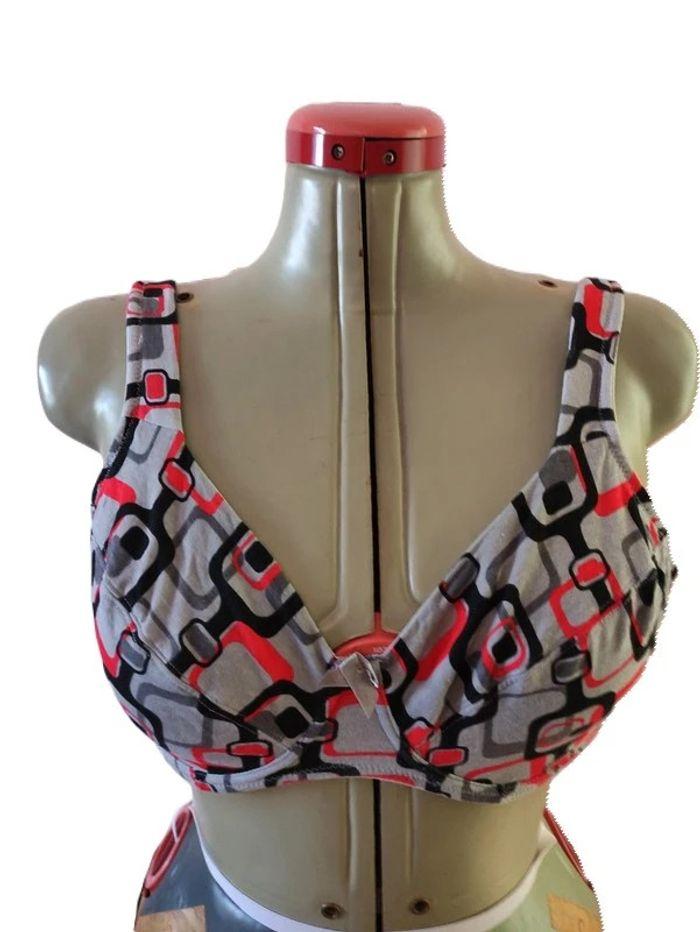 Soutien gorge Avec armatures 100 D Blancheporte Gris noir rouge sans étiquette sans emballage - photo numéro 1