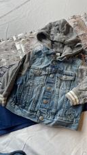 Veste en jean 98cm