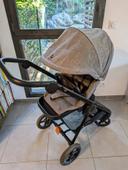 Poussette Stokke Beat gris mélangé comme neuve