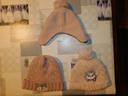 Lot 3 bonnets fille taille 50