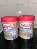 Boîtes de lait baby bio caprea neuf