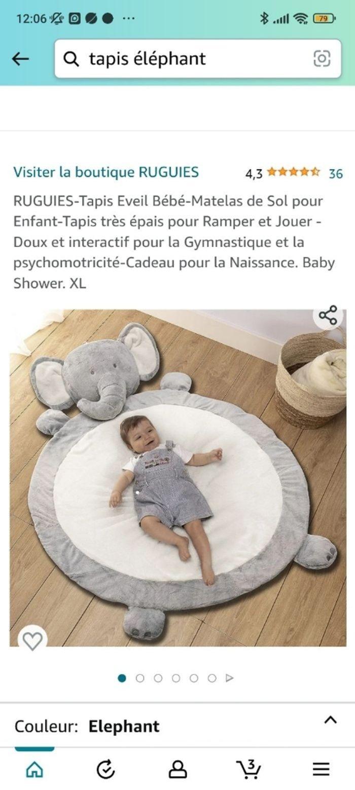 Tapis éléphant - photo numéro 1