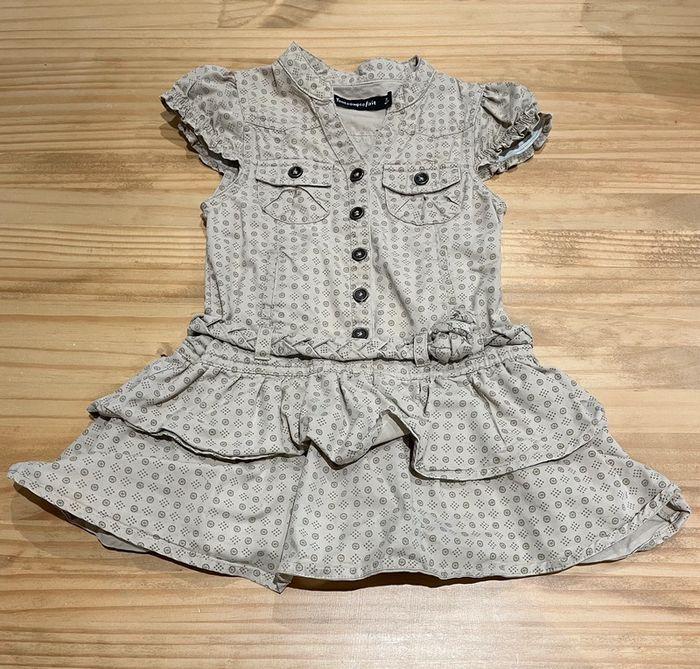 Robe en jean beige 3ans-94cm - photo numéro 1