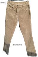 Pantalon Velours Homme Taille 42 "Bram's Paris"