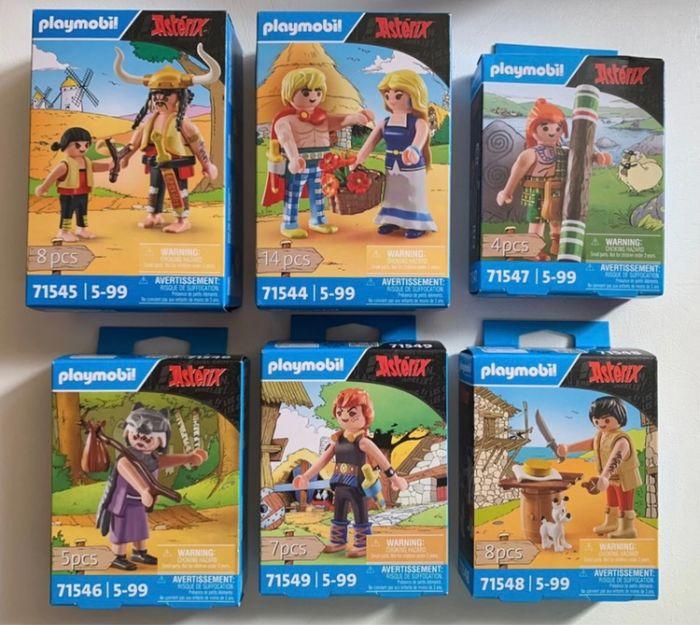 Lot de 6 boîtes neuves playmobil Astérix - photo numéro 1