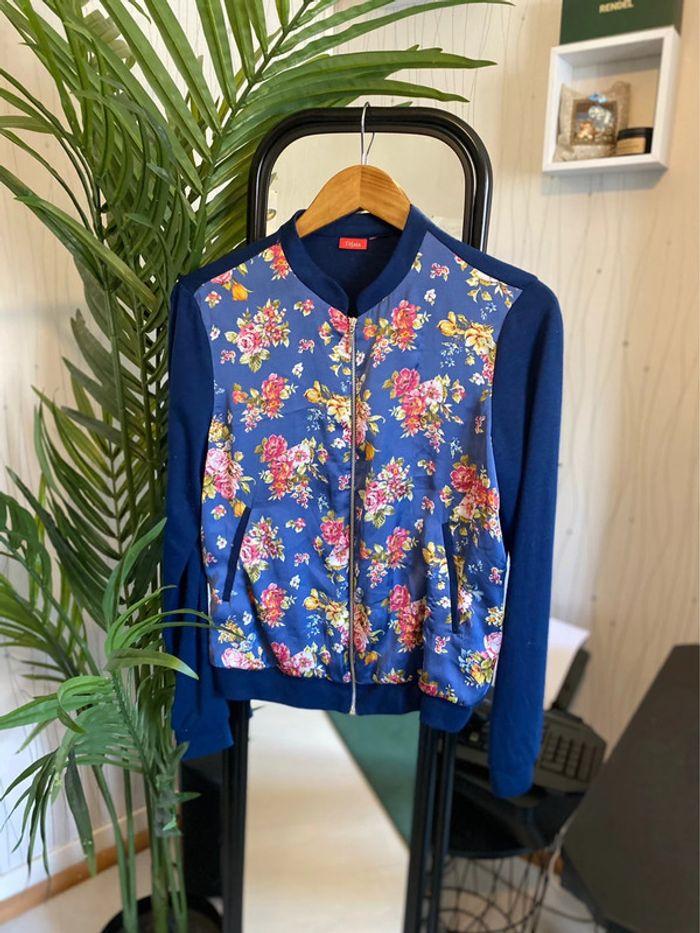 Veste légère à fleurs - photo numéro 1