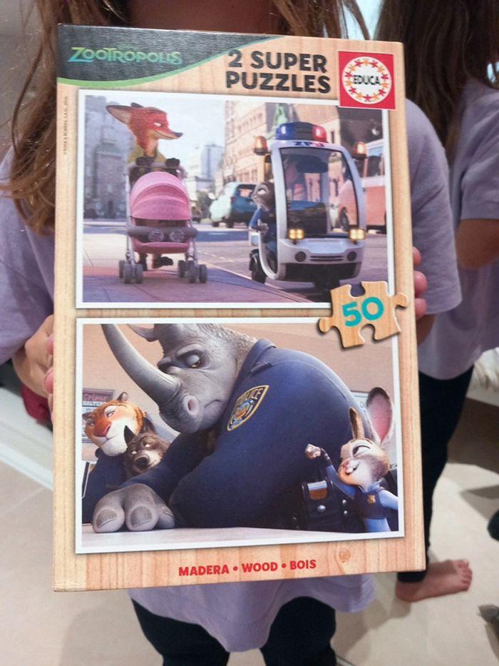 2 puzzles zootropolis complet - photo numéro 1