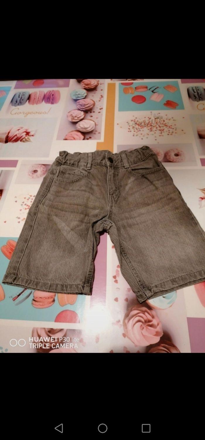 Short en jean gris - photo numéro 1