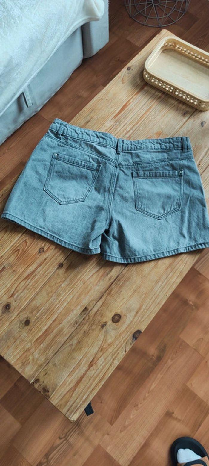 Short en jean gris Pimkie - photo numéro 4