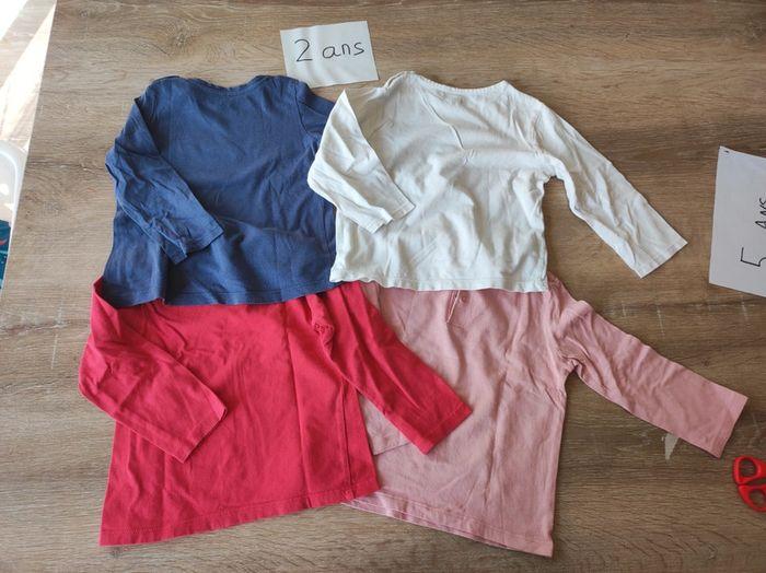 Lot de 4 t-shirts manches longues 2 ans - photo numéro 7