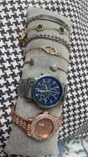 lot de 2 montres et bracelet