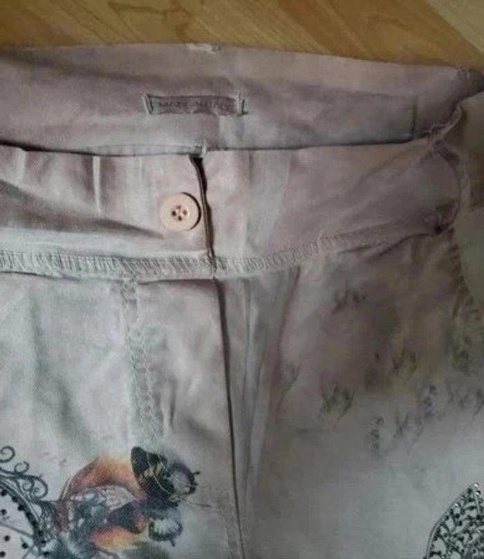 Pantalon à motifs rose 38/40 - photo numéro 3