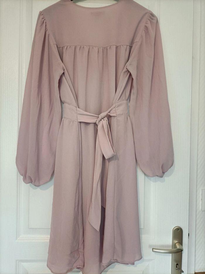 Robe neuve rose poudrée S H&M - photo numéro 4