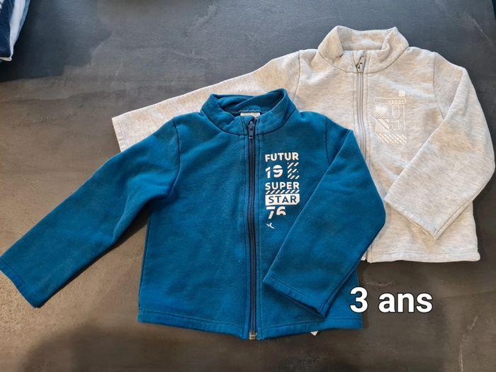 Lot de 2 gilets décathlon 3 ans